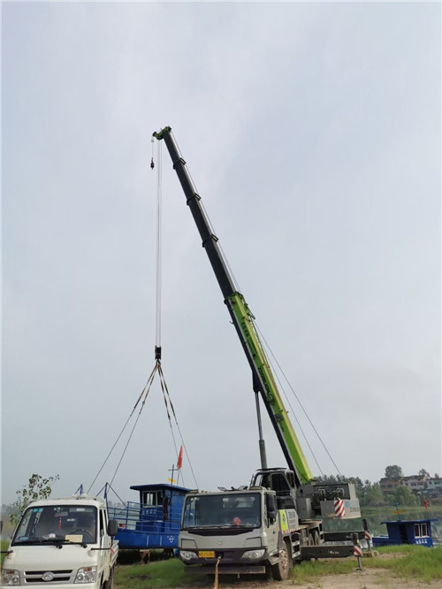 阜阳市桥梁建设吊装案例